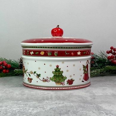 Банка для печива Villeroy & Boch Winter Bakery Delight 17 см новорічна фото