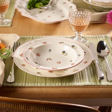 Набор из 4 обеденных тарелок Villeroy & Boch Petite Fleur 26 см фото