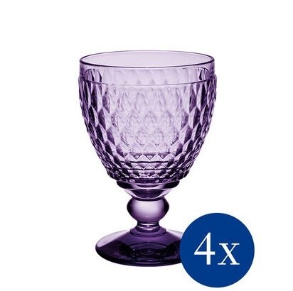 Набор из 4 бокалов для вина 200 мл Villeroy & Boch Bicchieri Boston фиолетовый фото