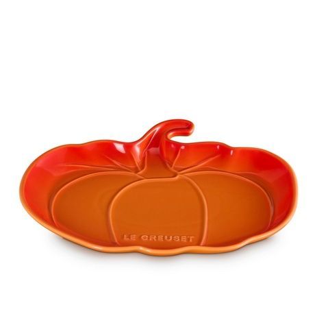 Тарелка десертная "Тыква" Le Creuset Pumpkin Volcanic 25 см фото