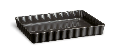 Форма для выпечки прямоугольная Emile Henry Ovenware 33,5х24 см чёрная фото
