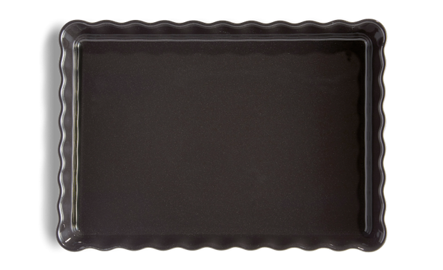 Форма для выпечки прямоугольная Emile Henry Ovenware 33,5х24 см чёрная фото