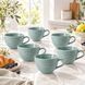 Набор из 6 чашек Seltmann Beat Color Glaze 350 мл синий