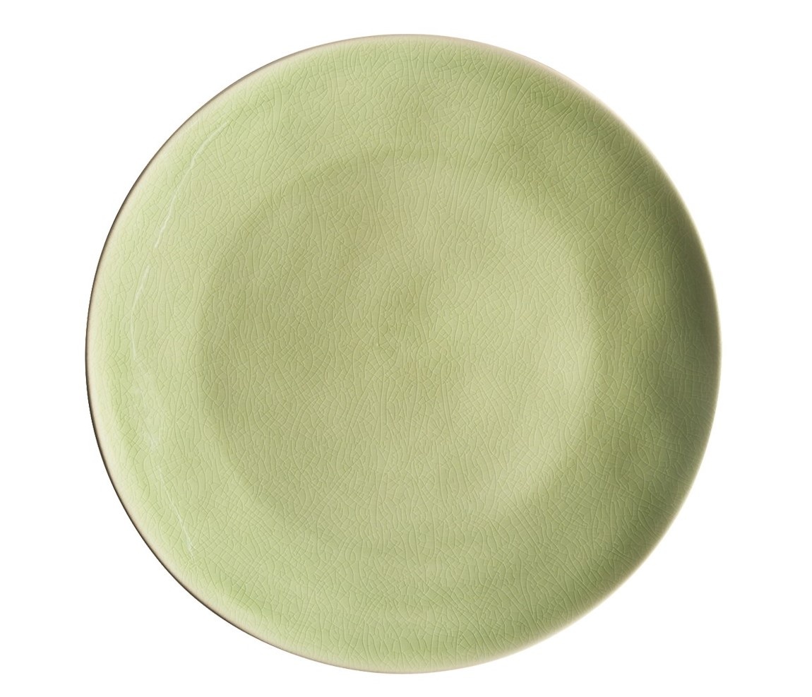 Тарелка обеденная Costa Nova Riviera 27 см зелёная фото