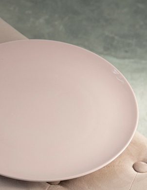 Тарелка обеденная Dovbysh Porcelain Vona 32 см розовая фото