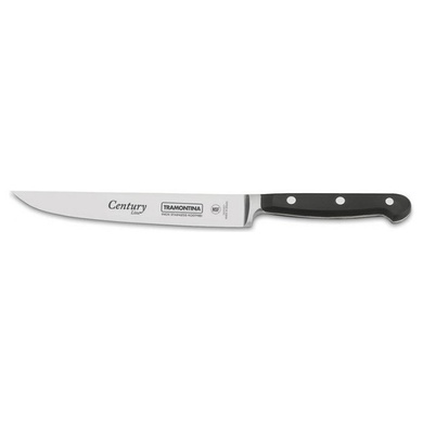 Нож универсальный 17,8 см Tramontina Century черный фото
