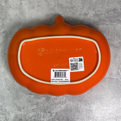 Тарілка десертна "Гарбуз" Le Creuset Pumpkin Volcanic 23 см фото