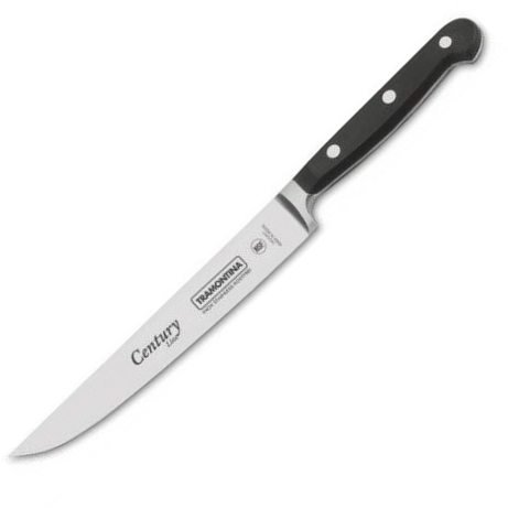 Нож универсальный 17,8 см Tramontina Century черный фото