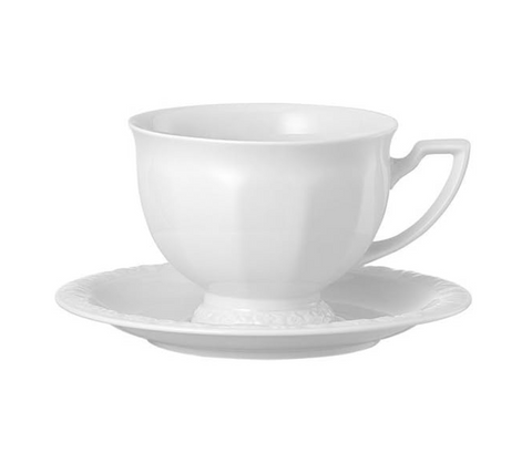 Чашка для чаю з блюдцем Rosenthal White 490 мл фото