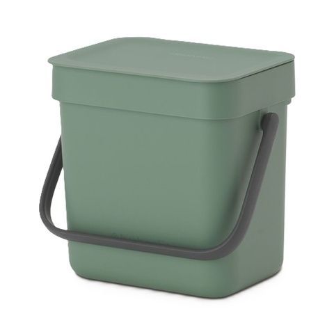 Ведро мусорное Brabantia Sort&Go 3 л зелёное фото