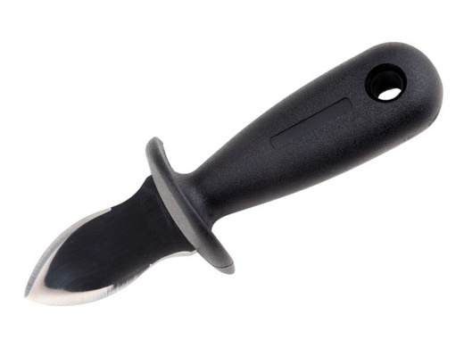 Нож для устриц APS Orange 14,5 см черный фото