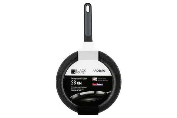 Сковорідка Ardesto Black Mars 28 см чорна фото