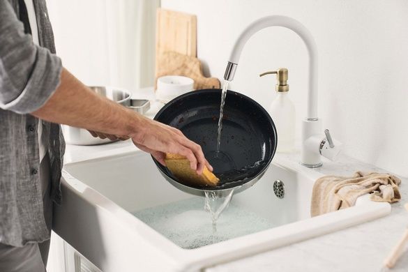 Сковорідка Zwilling Pure 28 см сіра фото