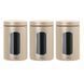 Набір ємностей для зберігання Brabantia Window Canister 1,4 л, 3 шт