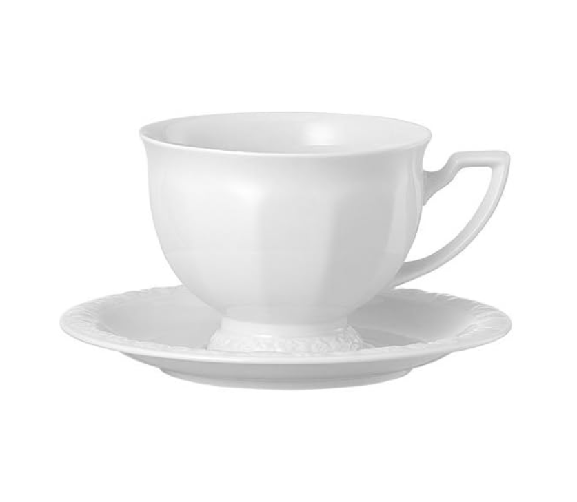 Чашка для чая с блюдцем Rosenthal White 490 мл фото