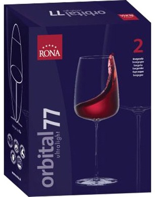 Набор из 2 бокалов для красного вина 770 мл Rona Orbital фото
