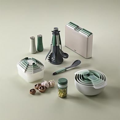 Набор кухонных аксессуаров Joseph Joseph Elevate Carousel 7 предметов оливковый фото