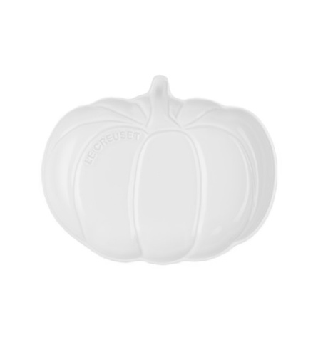 Тарілка десертна "Гарбуз" Le Creuset Pumpkin White 23 см фото