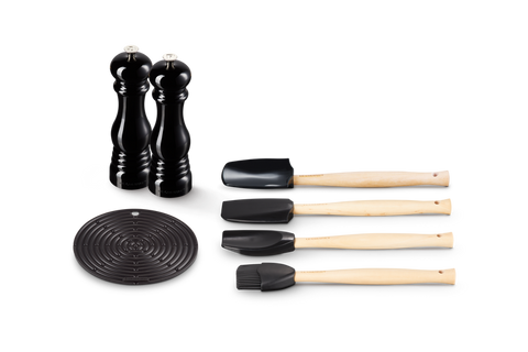 Набір кухонних аксесуарів Le Creuset 7 предметів Black Onyx фото