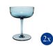 Набір із 2 келихів для шампанського 100 мл Villeroy & Boch Like Glass Ice блакитний