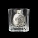 Набор стаканов для виски Boss Crystal Козаки с серебряными накладками