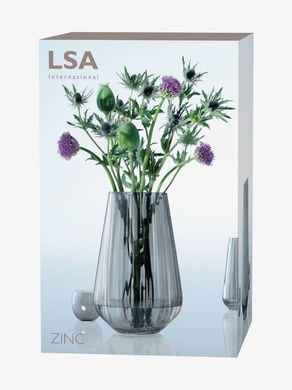 Ваза LSA International Zinc 28 см фото