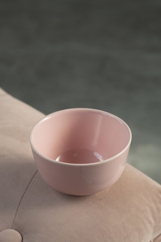 Салатник Dovbysh Porcelain Vona 10,5 см рожевий фото