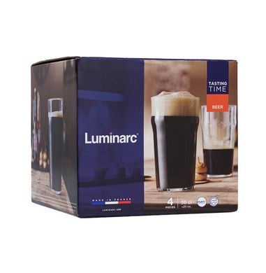 Набор из 4 стаканов для пива Luminarc Tasting Time Beer 580 мл фото