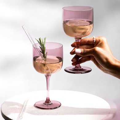 Набор из 2 бокалов для вина 270 мл Villeroy & Boch Like Glass Grape розовый фото