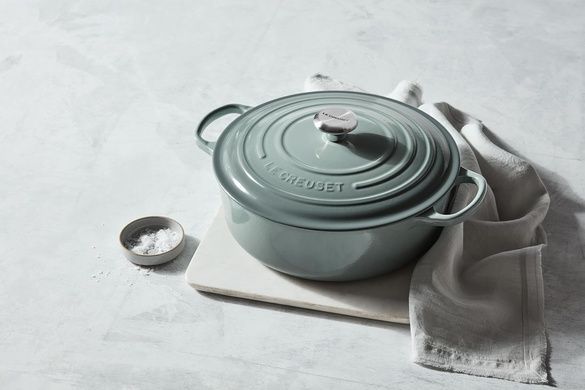 Каструля Le Creuset Sea Salt 6,2 л з кришкою фото