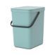 Ведро мусорное Brabantia Sort&Go 25 л мятное