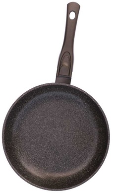 Сковорідка Біол Граніт Браун 24 см антипригарна, з'ємна ручка фото