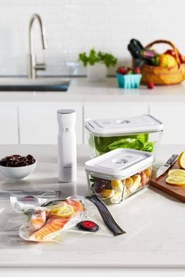Контейнер вакуумний Zwilling Fresh & Save 2 л сірий фото