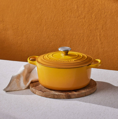 Кастрюля Le Creuset Signature с крышкой Nectar фото