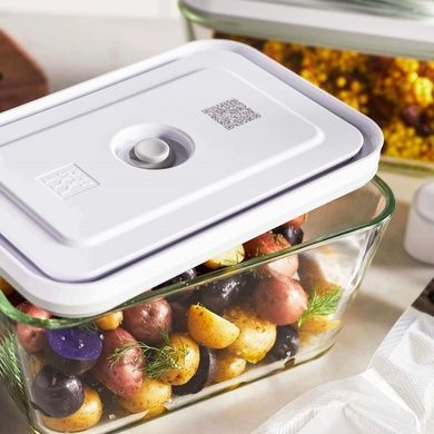 Контейнер вакуумний Zwilling Fresh & Save 2 л сірий фото