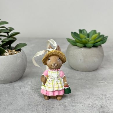 Набор из 3 статуэток Villeroy & Boch Spring Fantasy 4x2,8x7,1 см подвесной. фото