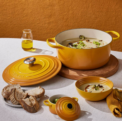 Кастрюля Le Creuset Signature с крышкой Nectar фото