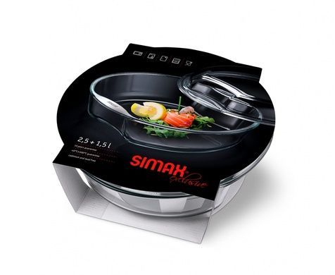Форма для запекания Simax Exclusive 2,5 л, с крышкой фото