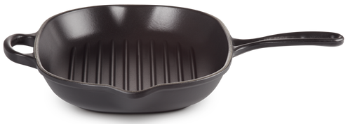 Сковорідка-гриль Le Creuset Satin black 32 см чавунна овальна чорна фото