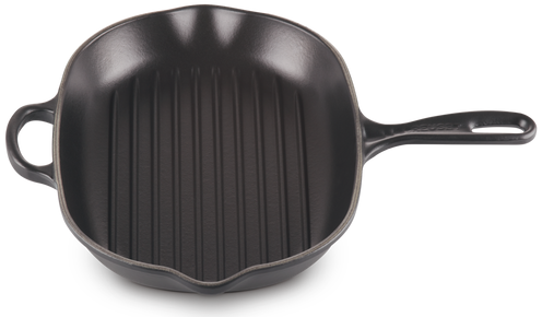 Сковорідка-гриль Le Creuset Satin black 32 см чавунна овальна чорна фото