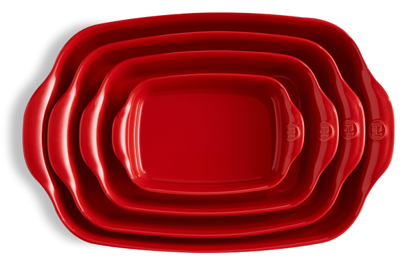 Форма для запікання прямокутна Emile Henry Ovenware 42,5х28 см червона фото