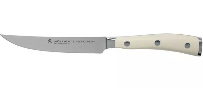 Нож для стейка Wüsthof Classic Ikon 12 см белый фото