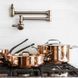 Кастрюля De Buyer Prima Matera 1,8л медная с крышкой